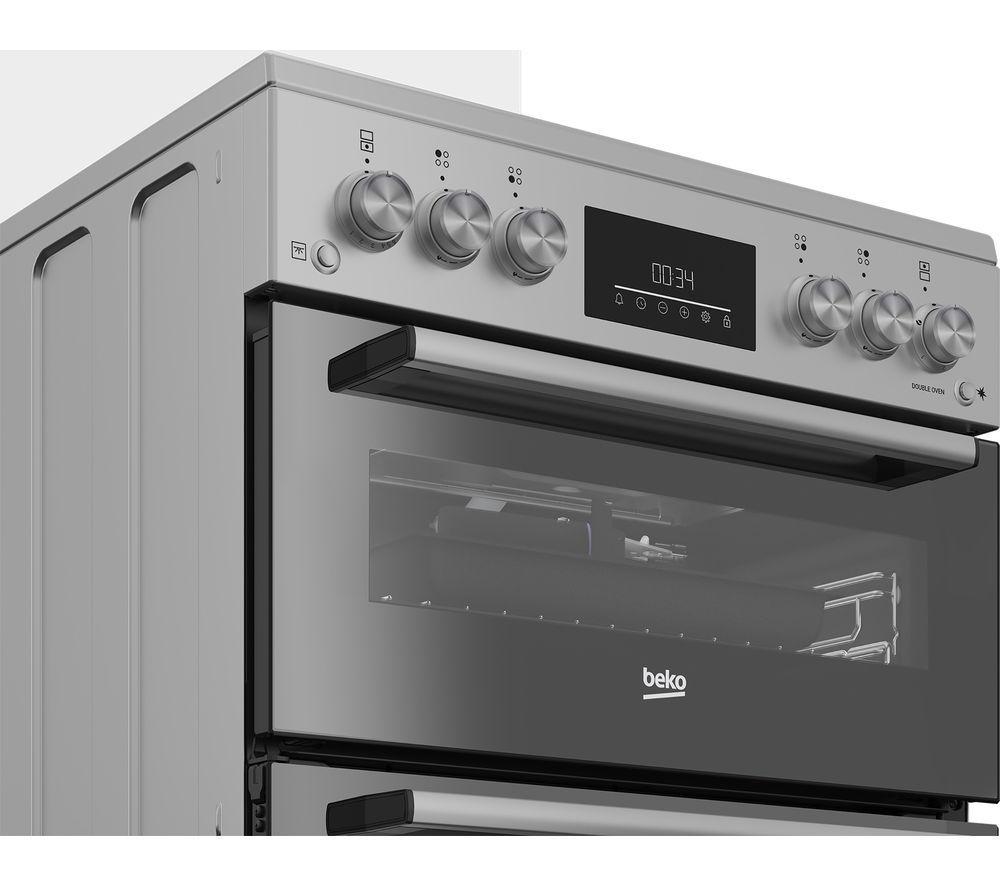 BEKO Pro FDG6272TCSM 60 cm Gas Cooker - Silver Mirror image number 2 of 5