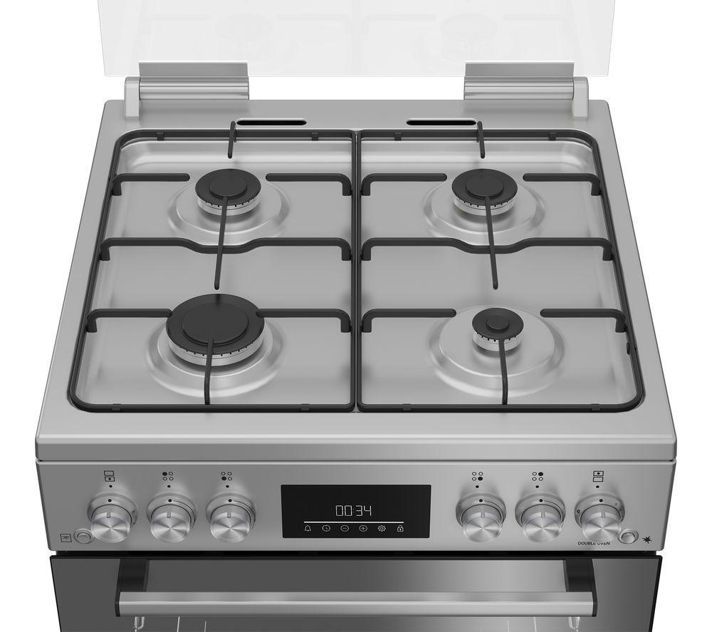 BEKO Pro FDG6272TCSM 60 cm Gas Cooker - Silver Mirror image number 4 of 5