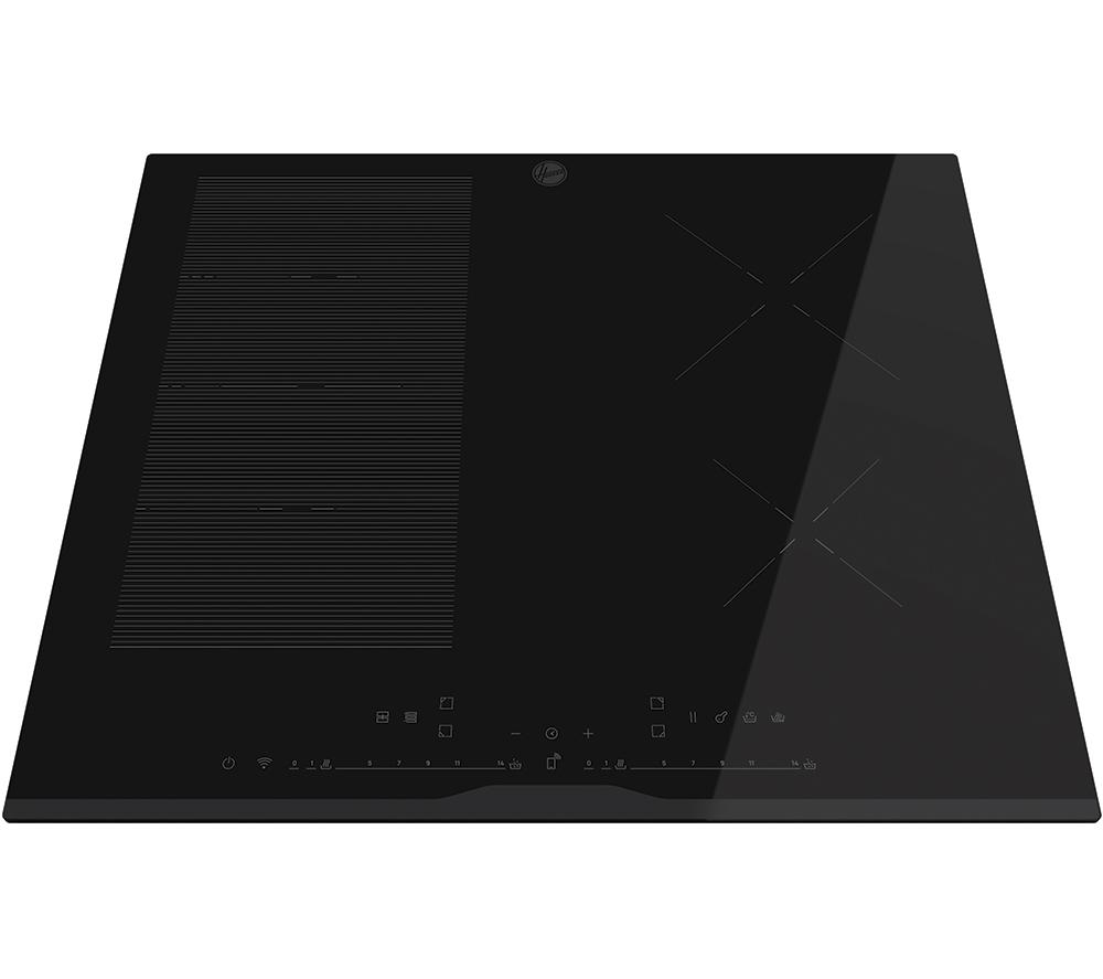 HAIER HIF64DCS 59 cm Electric Induction Smart Hob – Black, Black