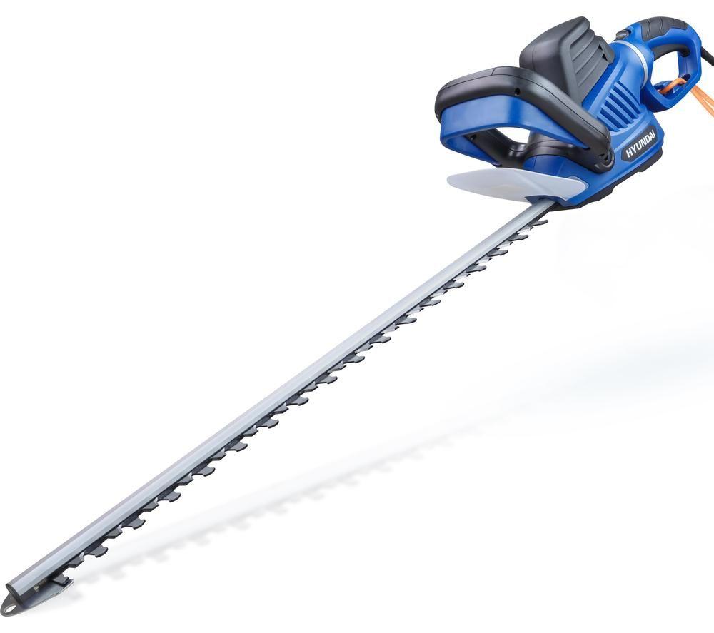 HYUNDAI HYHT680E Corded Hedge Trimmer - Blue & Black image number 2 of 9