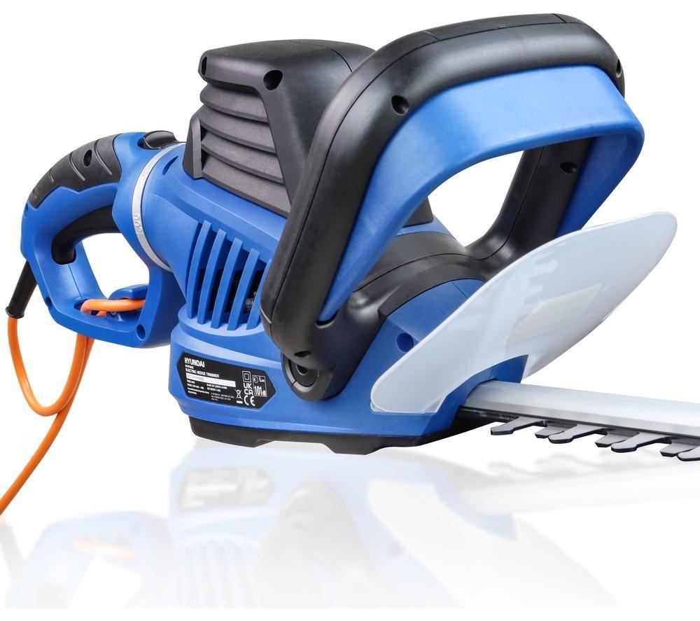 HYUNDAI HYHT680E Corded Hedge Trimmer - Blue & Black image number 5 of 9