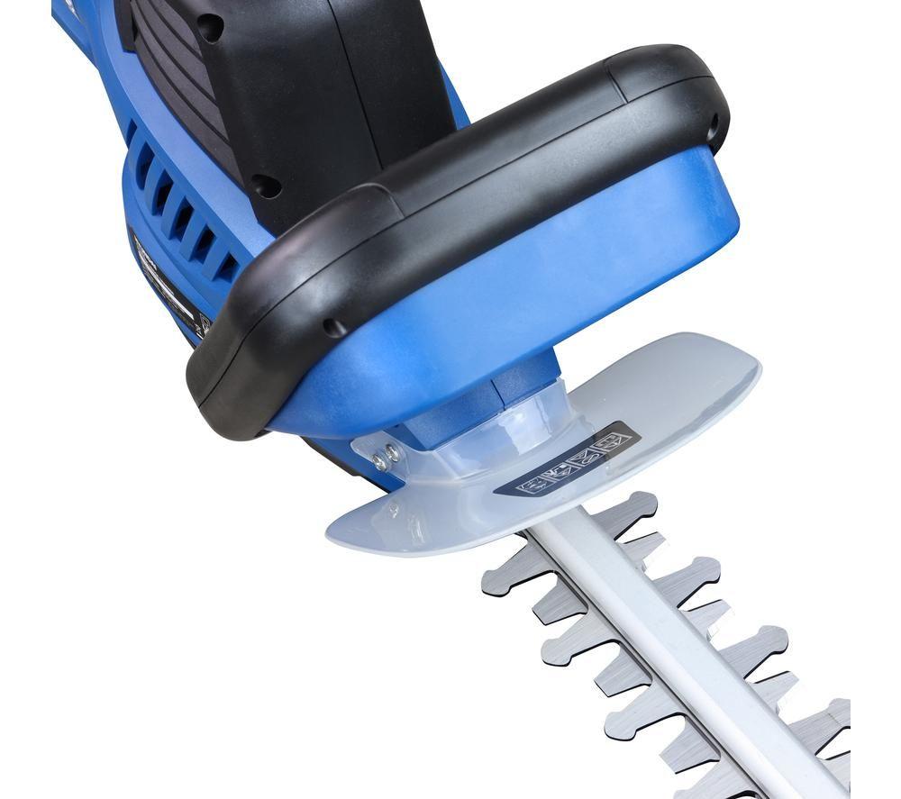 HYUNDAI HYHT680E Corded Hedge Trimmer - Blue & Black image number 6 of 9