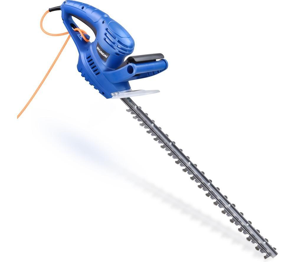 HYUNDAI HYHT550E Corded Hedge Trimmer - Blue image number 2 of 9