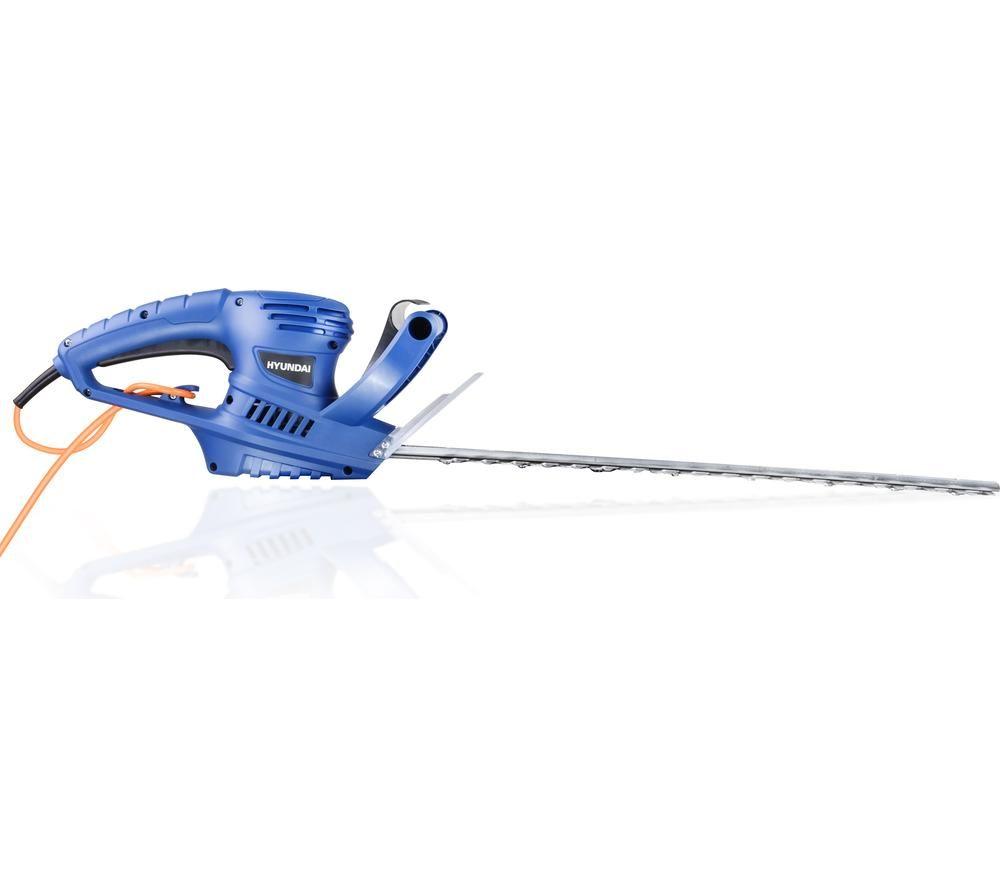 HYUNDAI HYHT550E Corded Hedge Trimmer - Blue image number 3 of 9