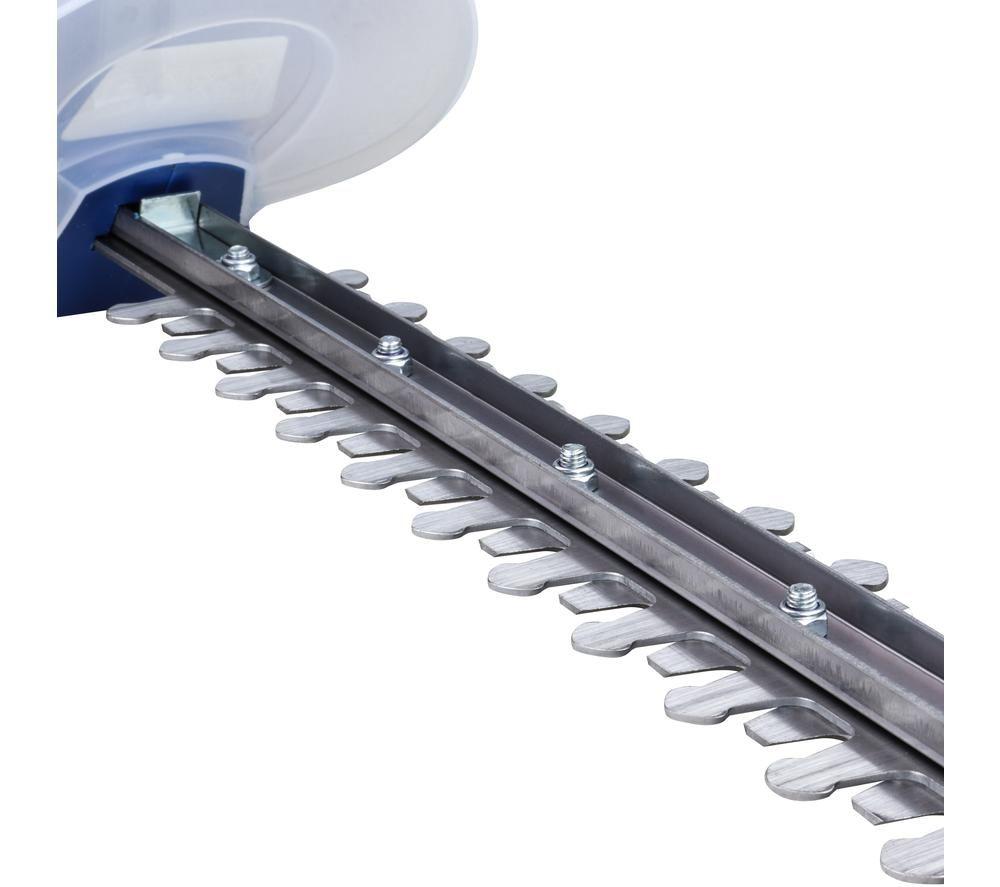 HYUNDAI HYHT550E Corded Hedge Trimmer - Blue image number 6 of 9