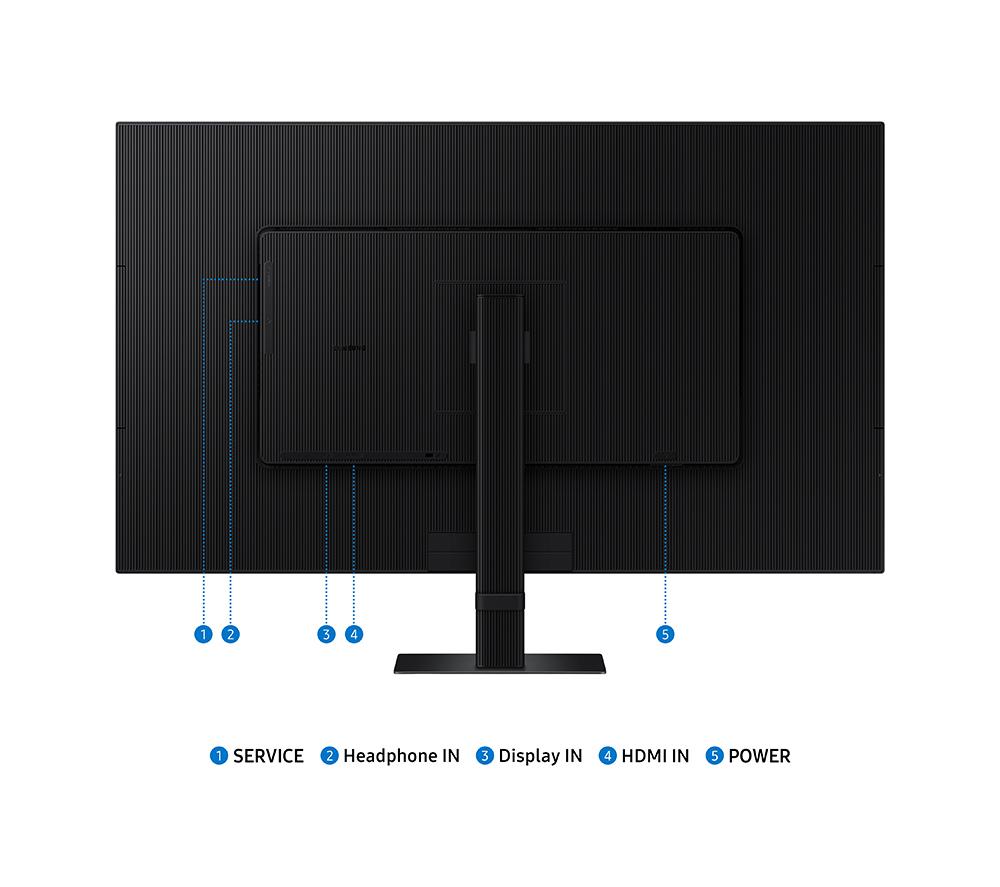 SAMSUNG ViewFinity S7 LS32D700EAUXXU 4K Ultra HD 32" VA LED Monitor - Black image number 12 of 13