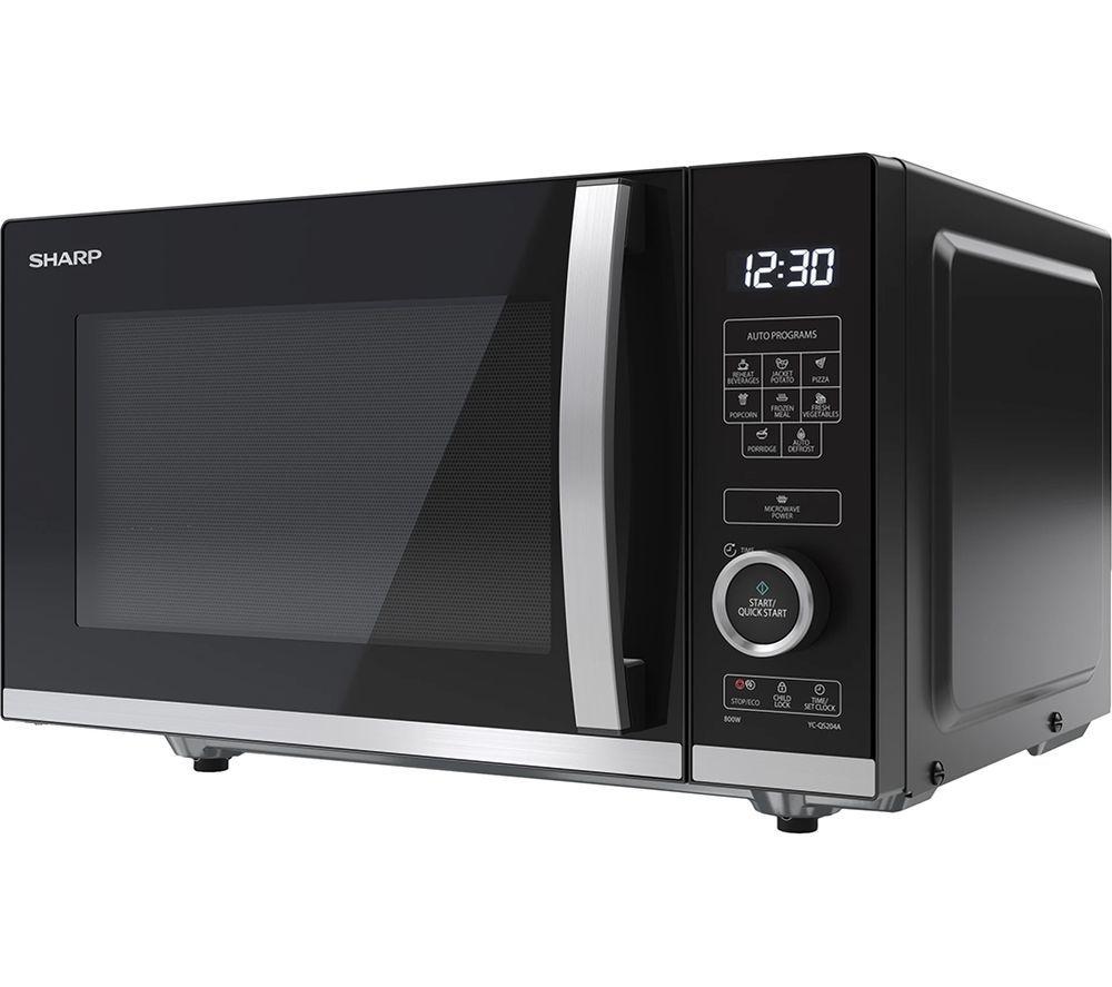 Buy SHARP Quality Series YC QS204AU B Solo Microwave Black Currys