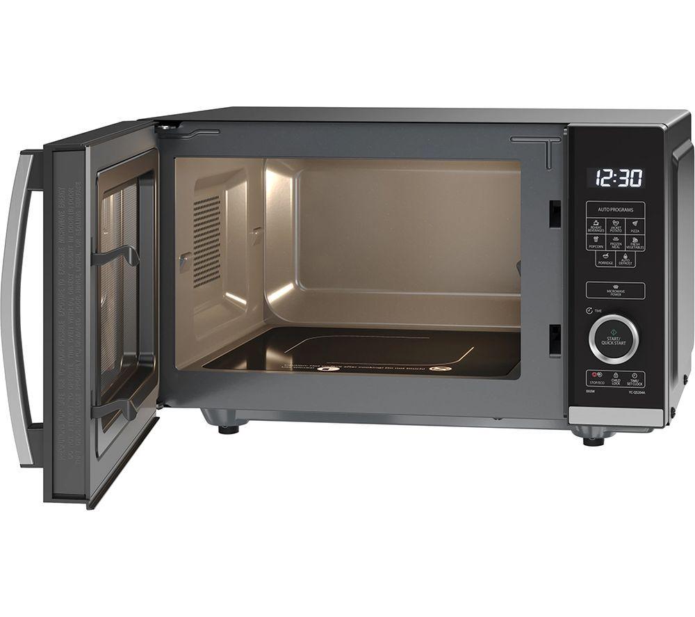 SHARP Quality Series YC-QS204AU-B Solo Microwave - Black image number 5 of 5