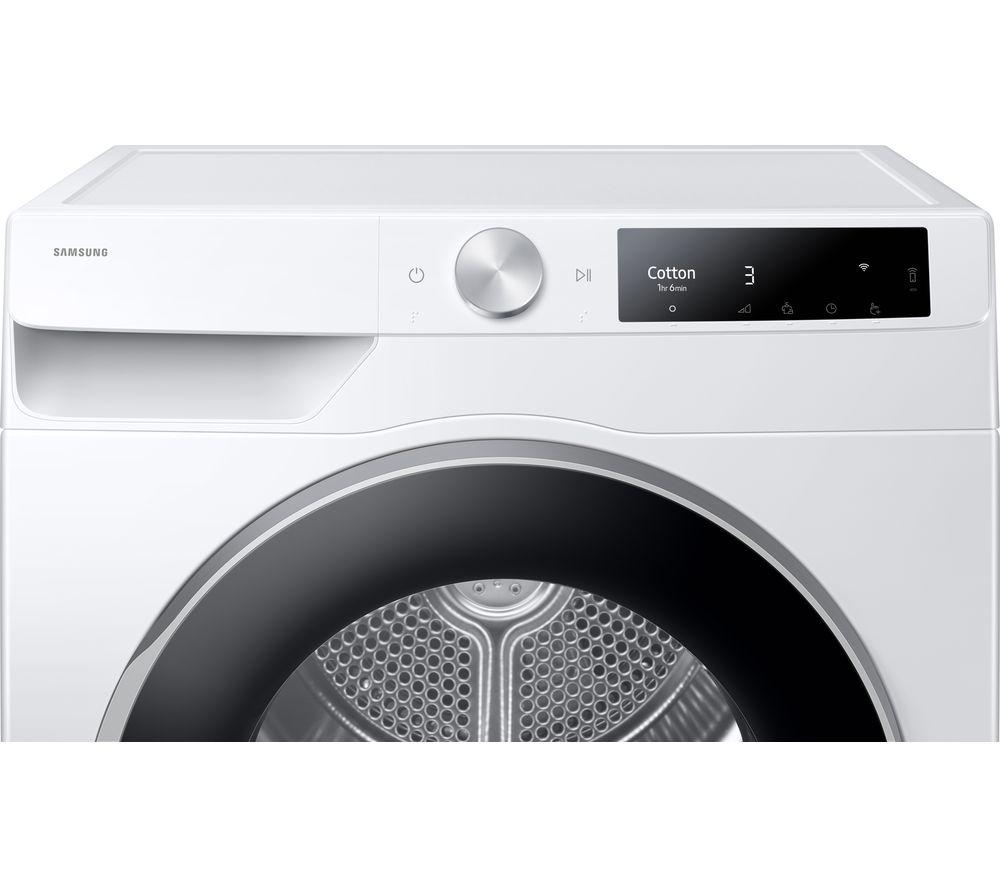 SAMSUNG Series 6 OptimalDry DV90T6240LE/S1 9 kg Heat Pump Tumble Dryer - White image number 4 of 11