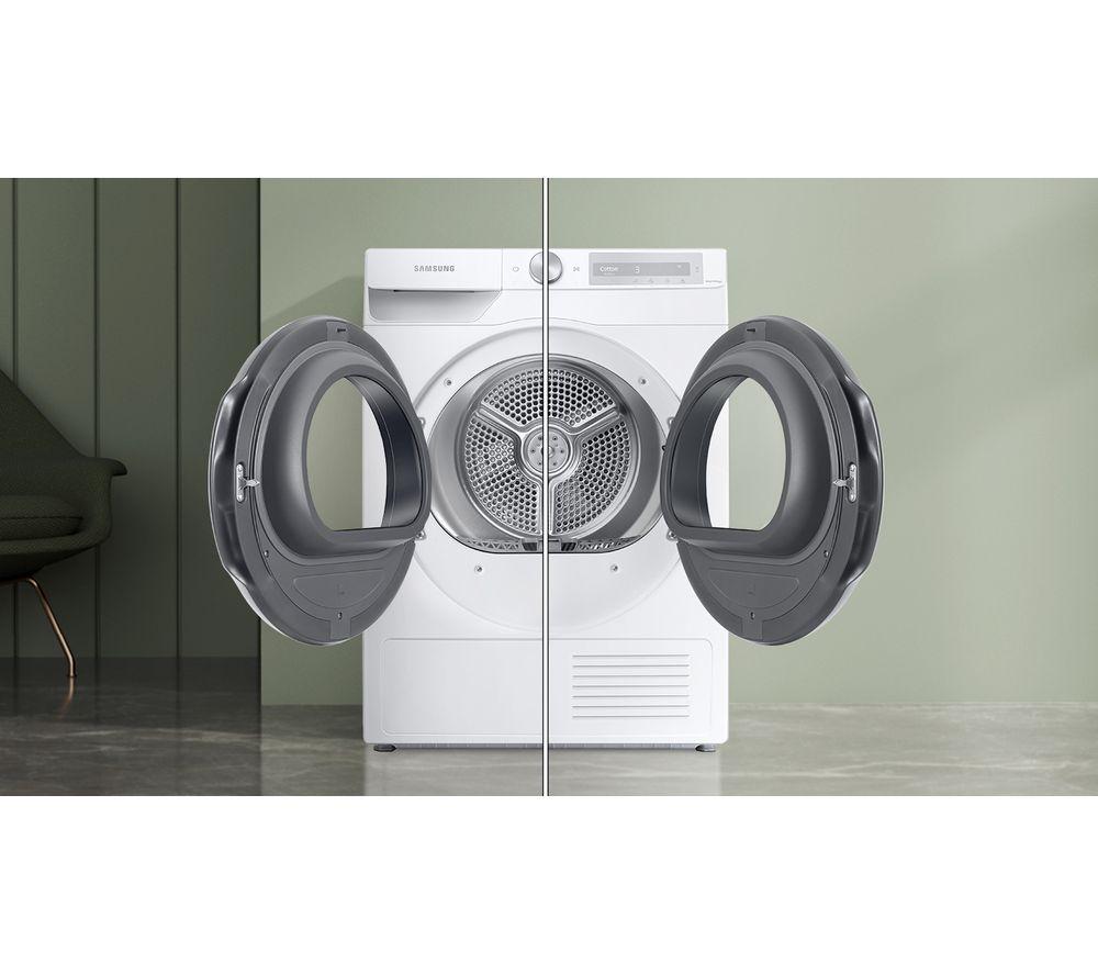SAMSUNG Series 6 OptimalDry DV90T6240LE/S1 9 kg Heat Pump Tumble Dryer - White image number 10 of 11