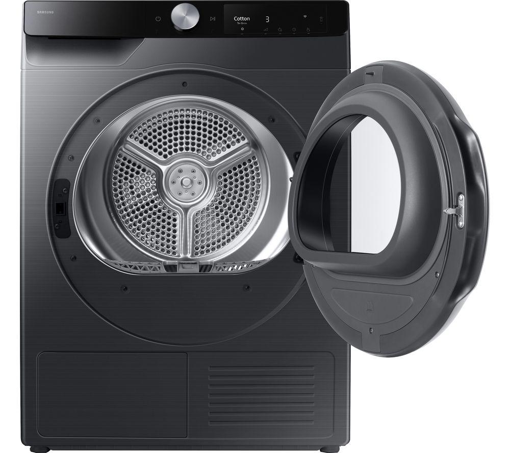 SAMSUNG Series 7 OptimalDry DV90T6240LB/S1 9 kg Heat Pump Tumble Dryer - Black image number 2 of 10