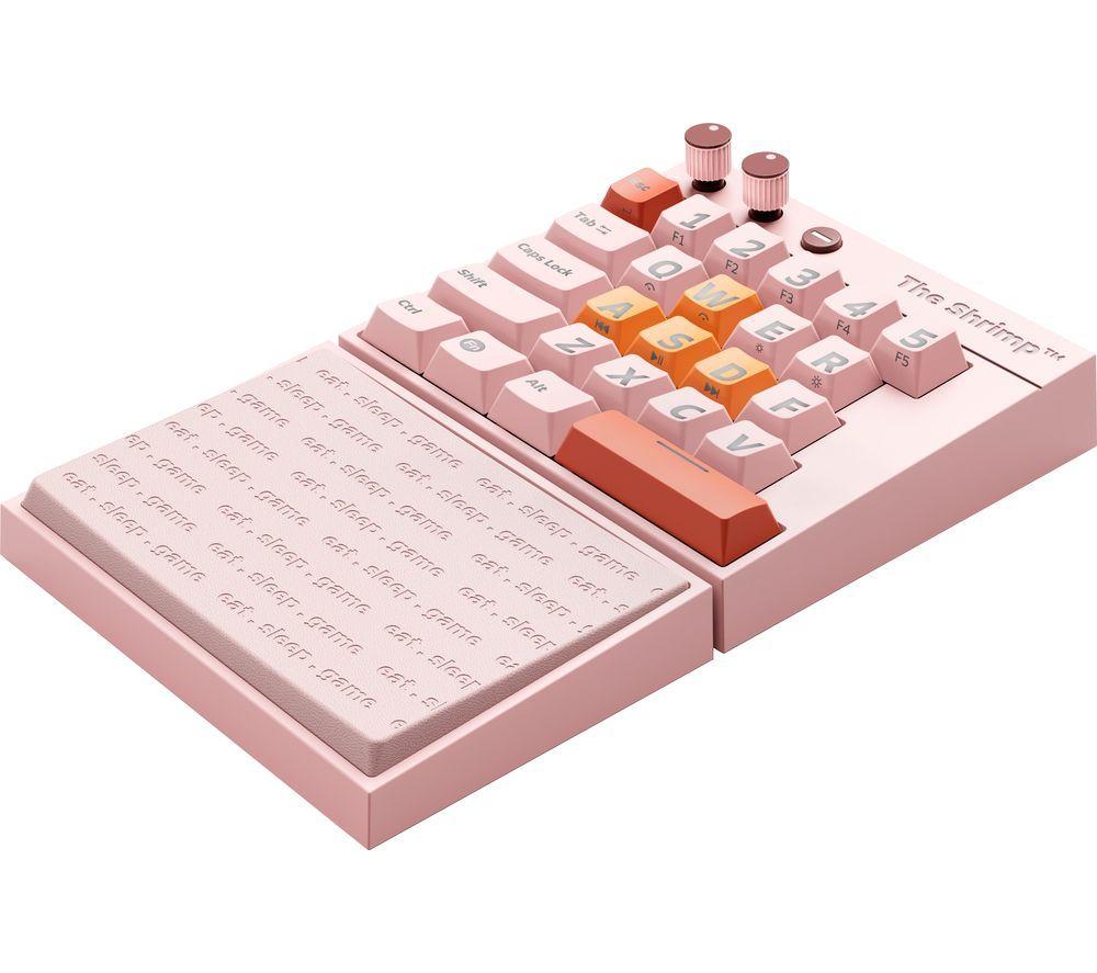 THE SHRIMP Model 1 Pinkey Mechanical Gaming Keyboard - Pink, Pink