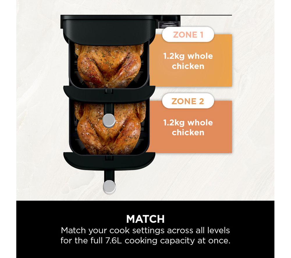 NINJA Double Stack SL300UK Air Fryer - Black image number 11 of 13