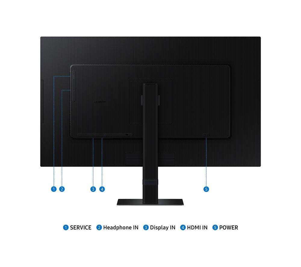 SAMSUNG ViewFinity S7 LS27D700EAUXXU 4K Ultra HD 27" IPS LCD Monitor - Black image number 12 of 13