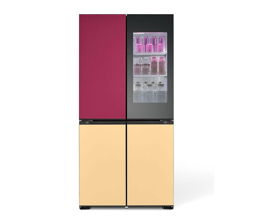 LG ELCTRNC MoodUp GMV960NNME American-Style Smart Fridge Freezer - Colour Changing