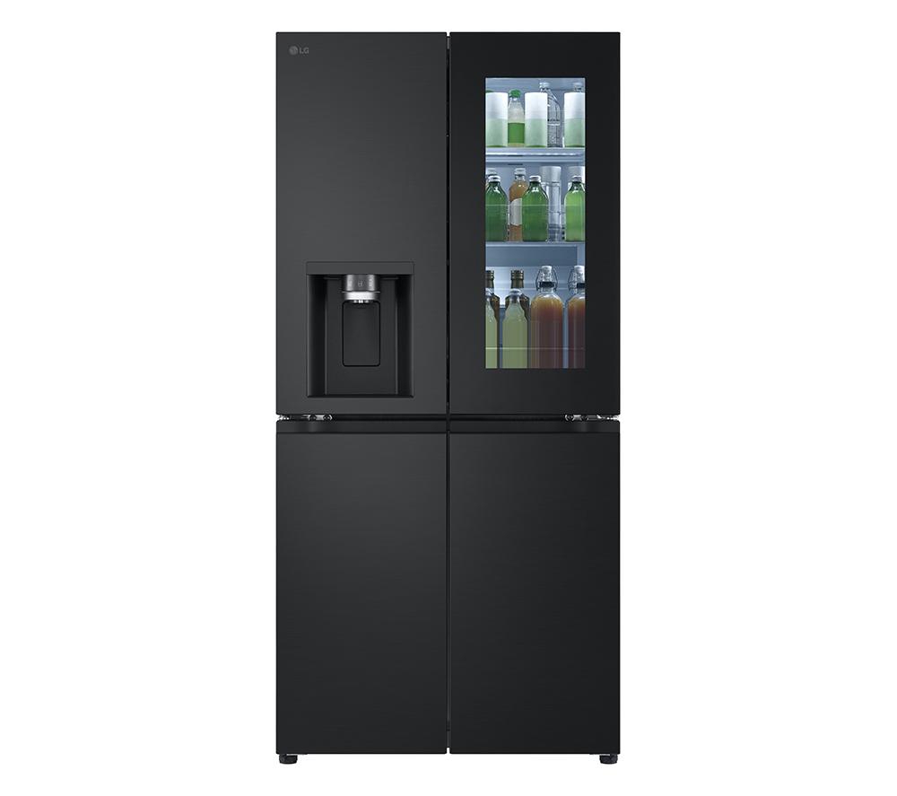 LG InstaView GMG860EPBE Smart Fridge Freezer - Matte Black, Black