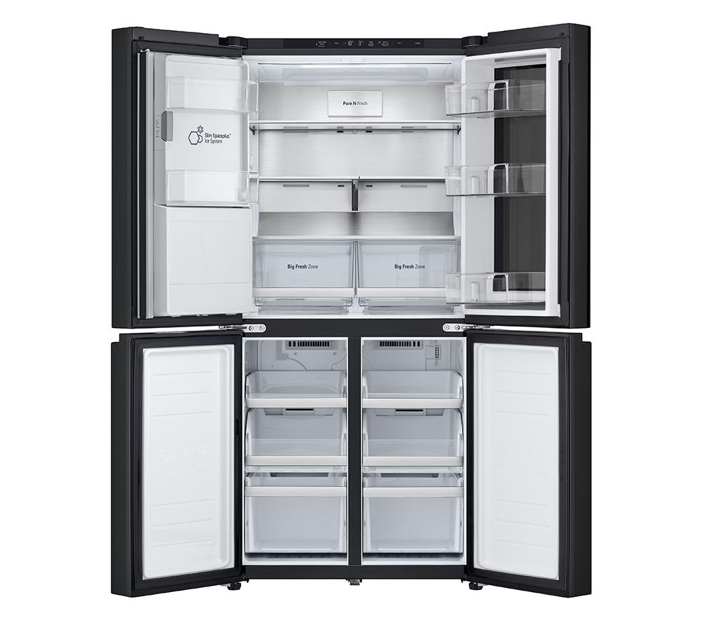 LG InstaView GMG860EPBE Smart Fridge Freezer - Matte Black image number 2 of 14