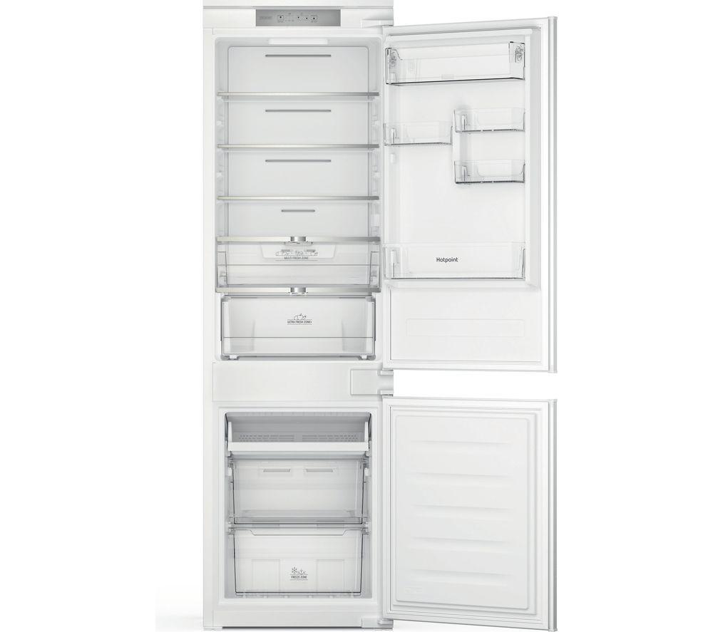 HOTPOINT Total No Frost HTC18 T322 UK Integrated 70/30 Fridge Freezer – Sliding Hinge, White