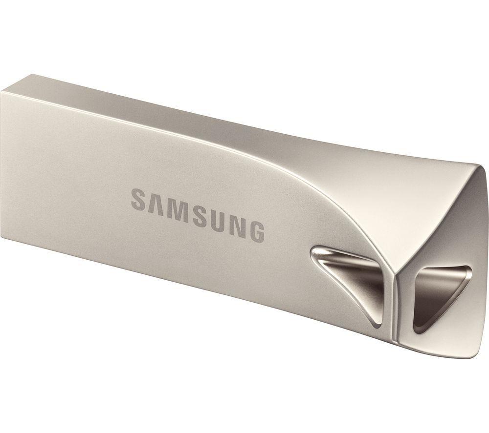 SAMSUNG Bar Plus USB 3.2 Memory Stick - 512 GB, Champagne Silver image number 2 of 4
