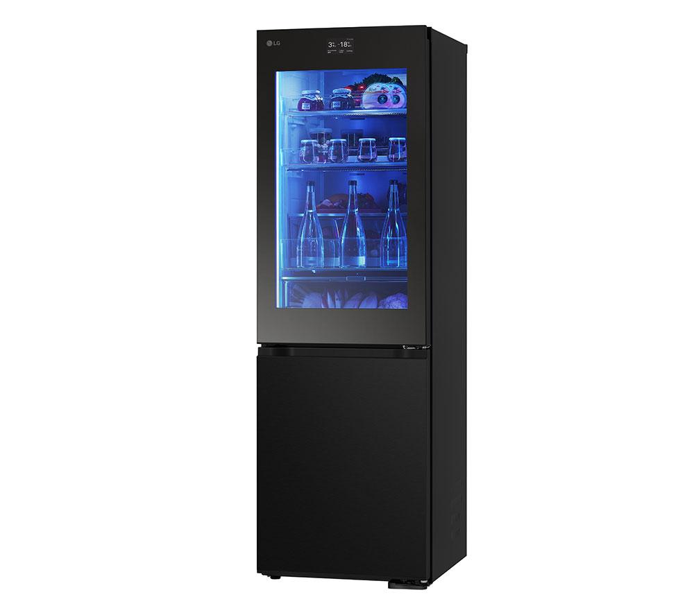 LG InstaView GBG7190CEV Smart 60/40 Fridge Freezer - Essence Black Steel image number 2 of 16
