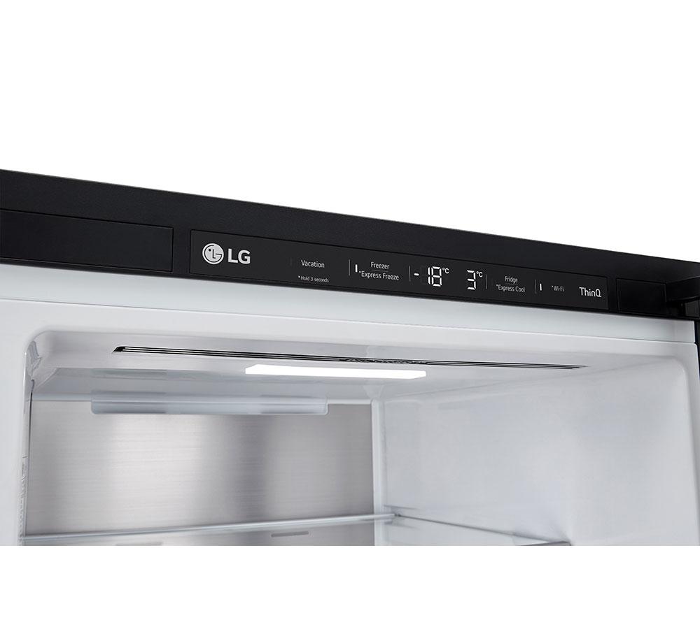 LG InstaView GBG7190CEV Smart 60/40 Fridge Freezer - Essence Black Steel image number 11 of 16