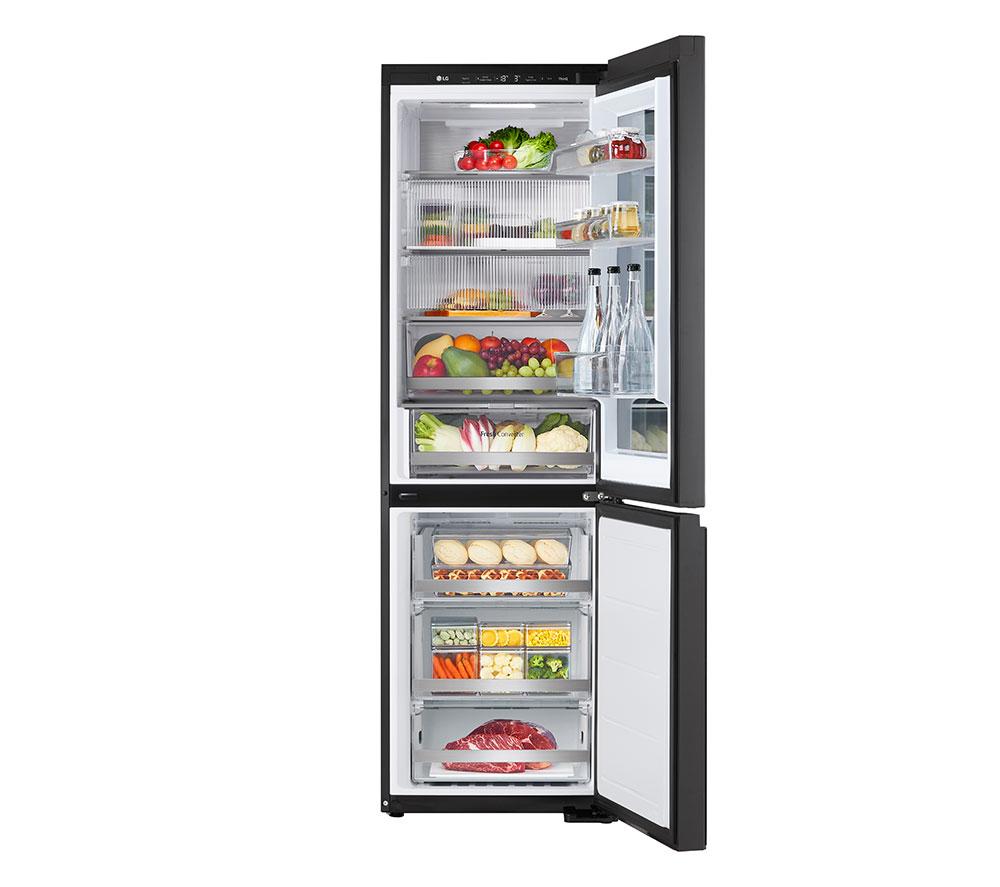 LG InstaView GBG7190CEV Smart 60/40 Fridge Freezer - Essence Black Steel image number 12 of 16