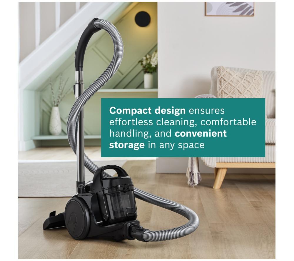 BOSCH Series 2 BGS05BA2GB Cylinder Bagless Vacuum Cleaner - Black image number 3 of 12