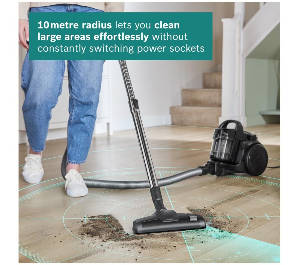 BOSCH Series 2 BGS05BA2GB Cylinder Bagless Vacuum Cleaner - Black image number 8 of 12