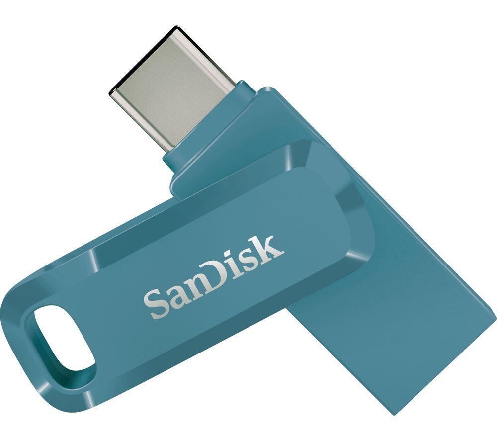 SANDISK Ultra USB Type-C & USB 3.2 Dual Memory Stick - 256 GB, Navagio Bay image number 2 of 3