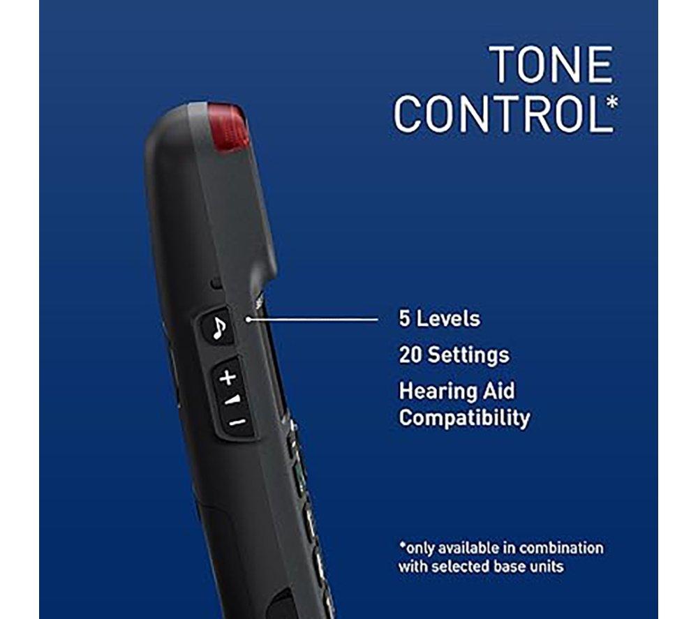 PANASONIC KX-TGMA45EM DECT Cordless Phone Additional Handset - Black image number 4 of 7