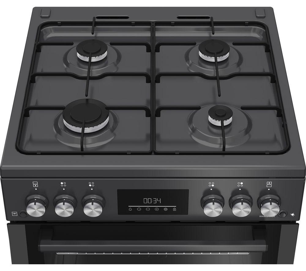 BEKO Pro FDG6271CA 60 cm Gas Cooker - Anthracite image number 3 of 7