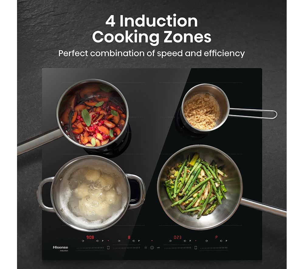 HISENSE HI6442BSCE 60 cm Electric Induction Hob - Black image number 3 of 15