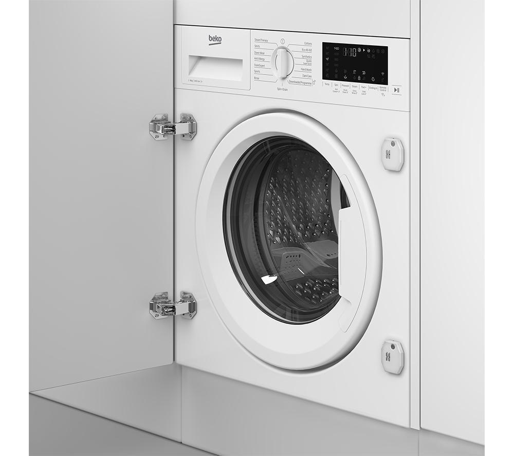 BEKO Pro WTIK84122 Integrated WiFi-enabled 8 kg 1400 Spin Washing Machine image number 3 of 10