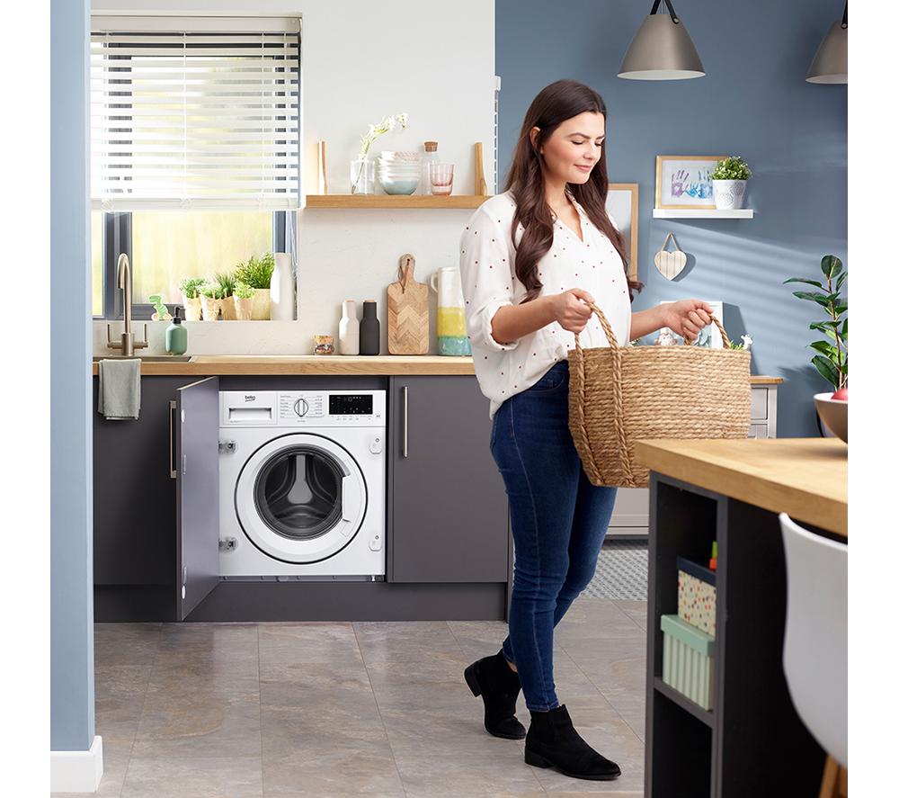 BEKO Pro WTIK84122 Integrated WiFi-enabled 8 kg 1400 Spin Washing Machine image number 6 of 10
