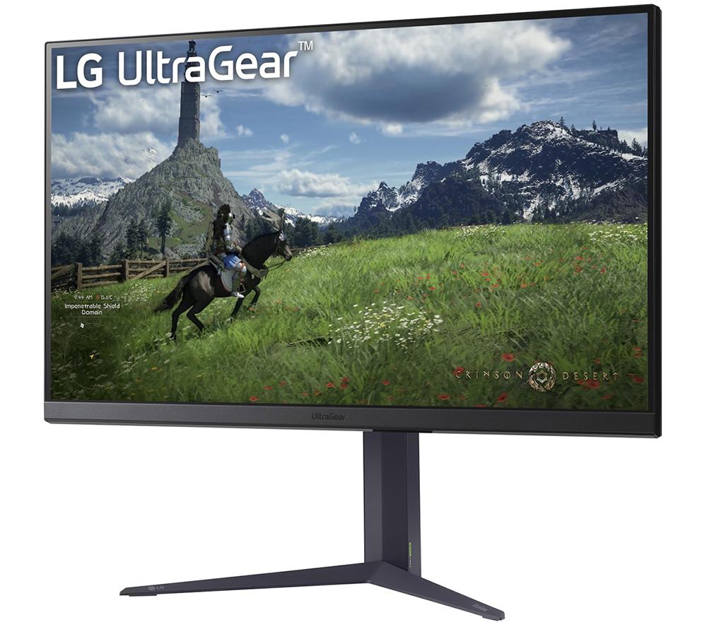 LG UltraGear 32GS85Q-B.AEK Quad HD 32" Nano IPS Gaming Monitor - Dark Grey image number 11 of 14