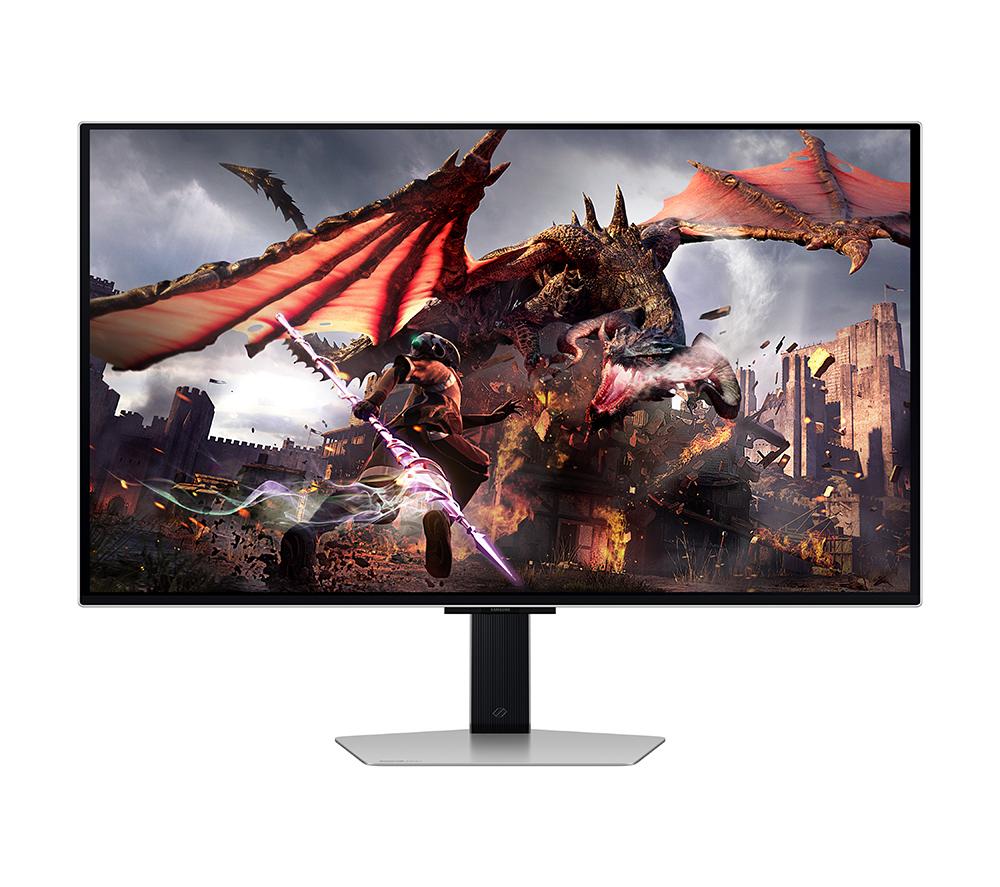 SAMSUNG Odyssey G8 LS32DG802SUXXU 4K Ultra HD 32" OLED Smart Gaming Monitor - Black & Silver image number 2 of 22