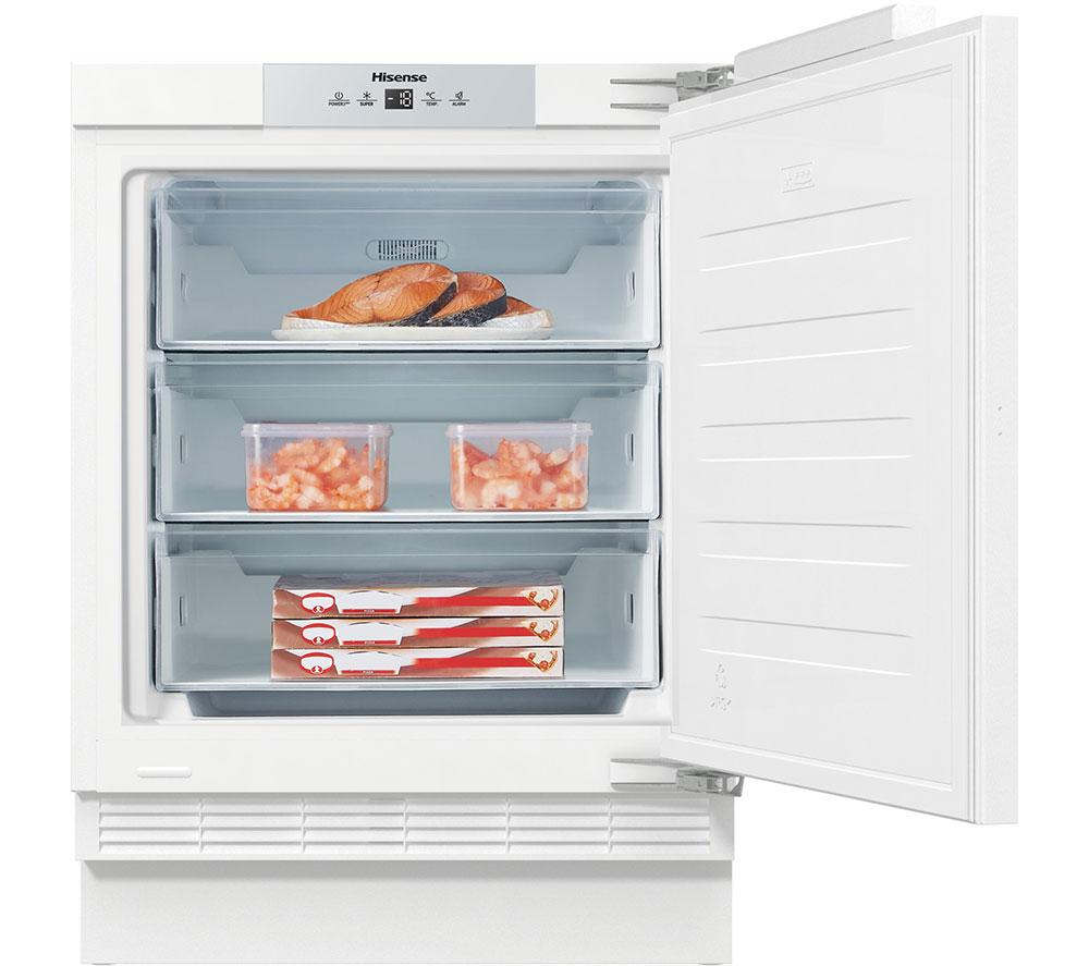 HISENSE FUV124D4AWE Integrated Undercounter Freezer - Fixed Hinge image number 2 of 5