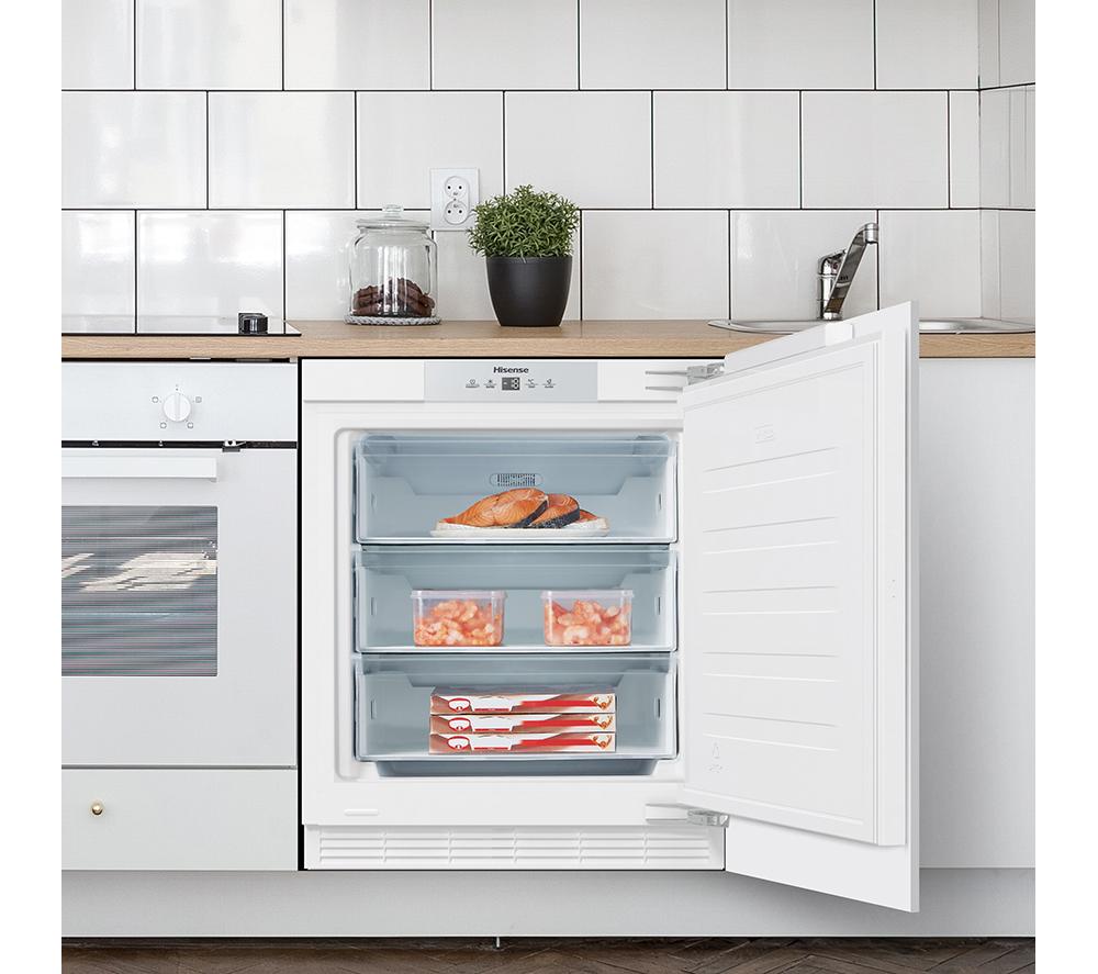 HISENSE FUV124D4AWE Integrated Undercounter Freezer - Fixed Hinge image number 12 of 13