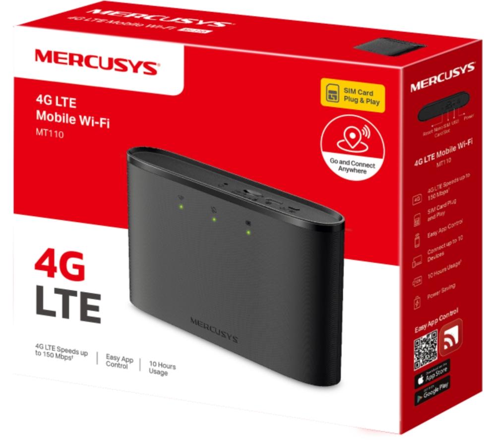 MERCUSYS MT110 WiFi 4G Router - 4G LTE, Single-band image number 2 of 8