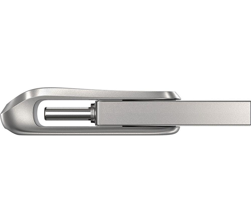 SANDISK Ultra USB Type-C & USB 3.2 Dual Memory Stick - 128 GB, Silver image number 3 of 5