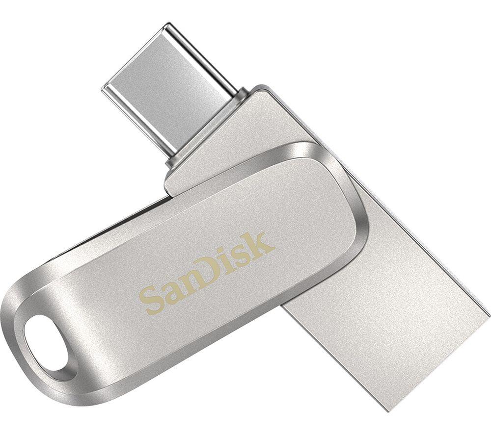 SANDISK Ultra USB Type-C & USB 3.2 Dual Memory Stick - 128 GB, Silver image number 5 of 5