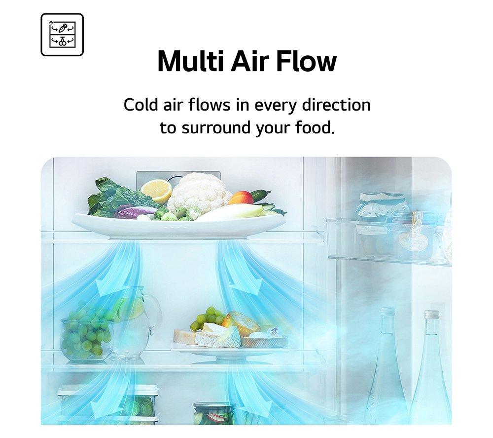 LG GMM41MSBEM Fridge Freezer - Silver image number 5 of 14