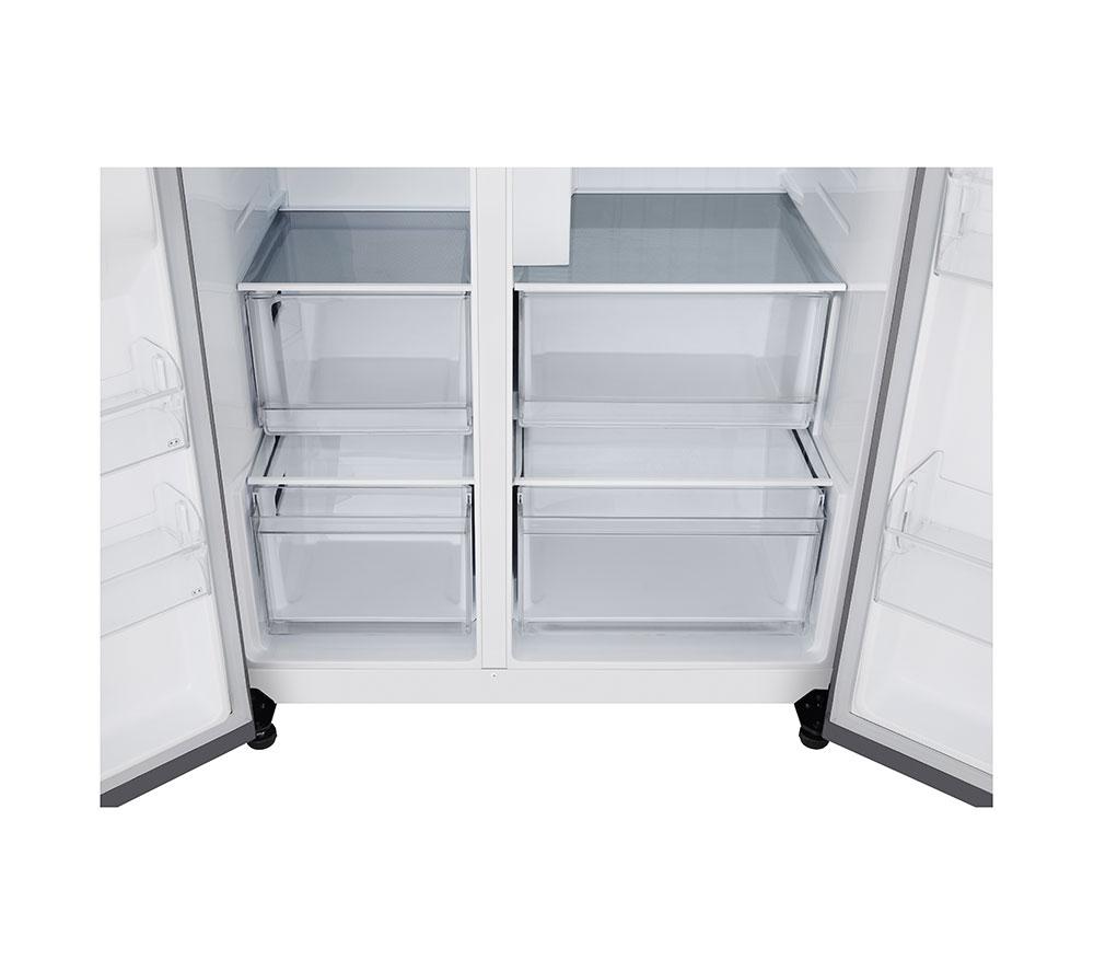 LG NatureFRESH GSLC40PYPE American-Style Fridge Freezer - Prime Silver image number 10 of 16