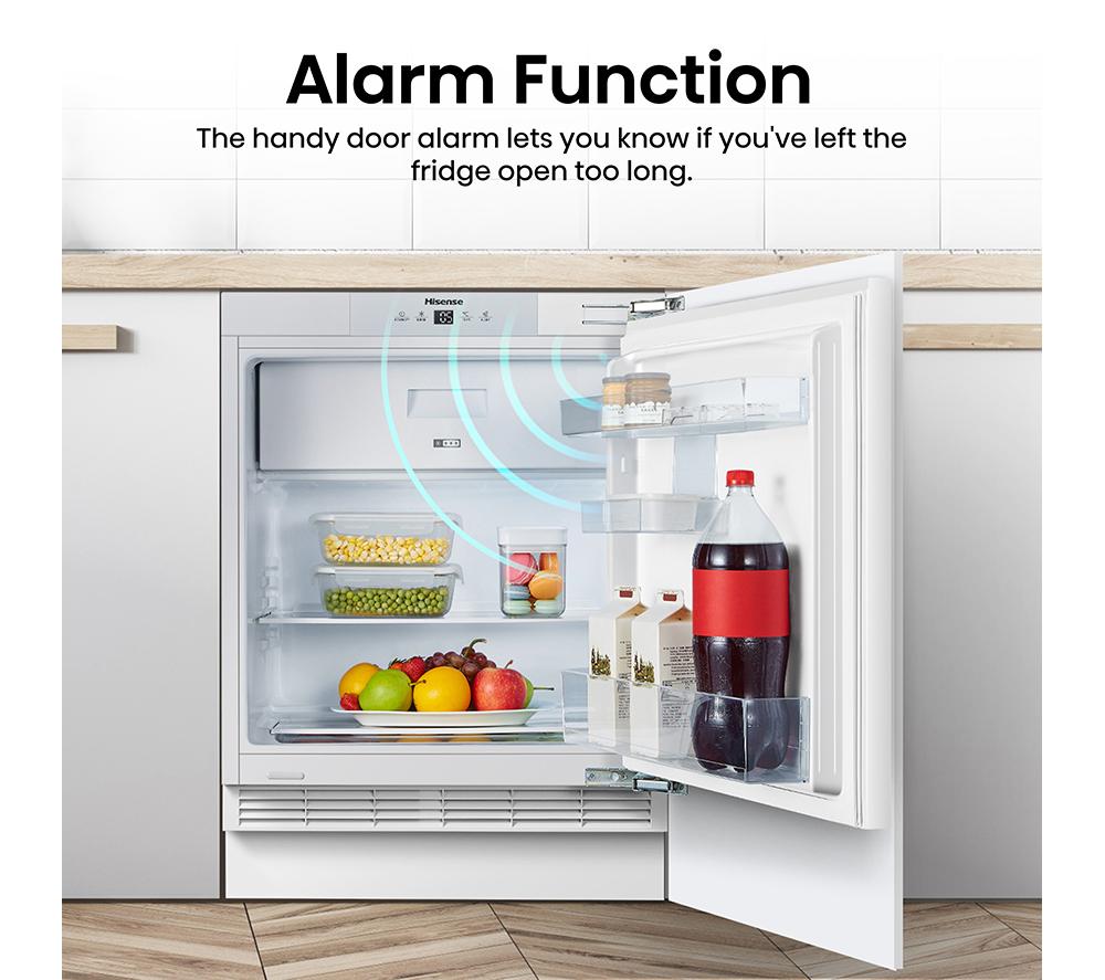 HISENSE RUR156D4AWE Integrated Undercounter Fridge - Fixed Hinge image number 5 of 12