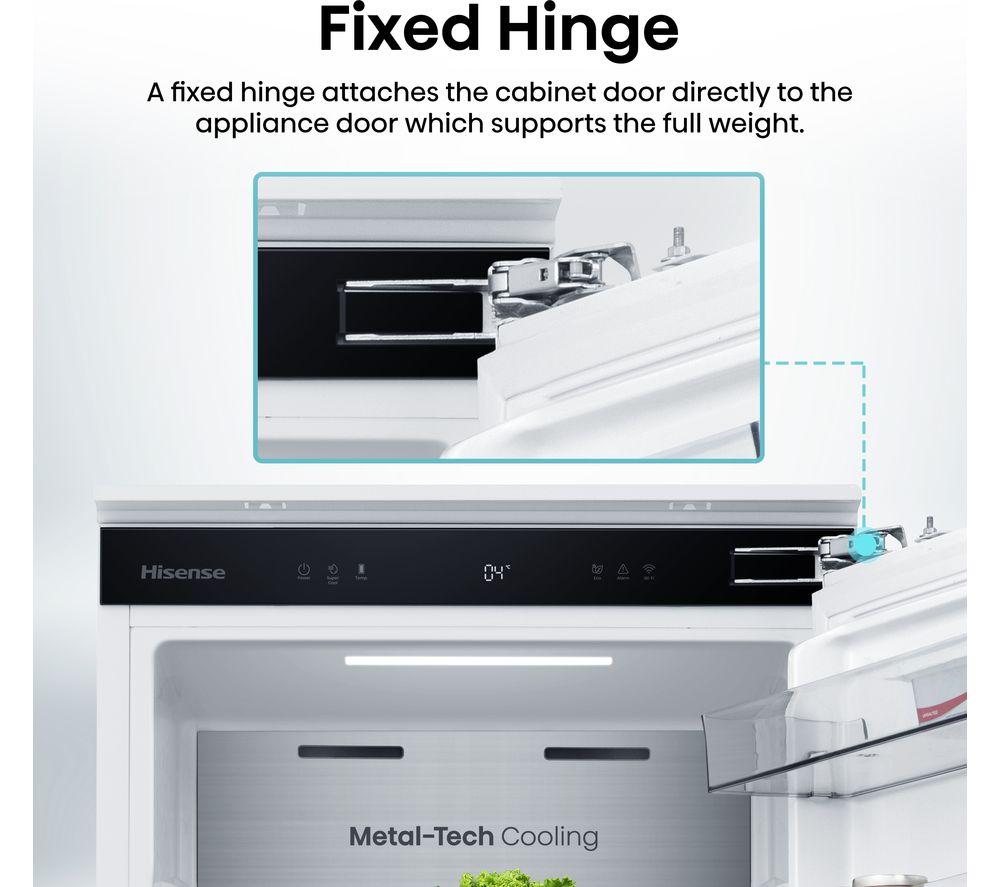 HISENSE RL3B303SAWE Integrated Tall Fridge - Fixed Hinge image number 5 of 16