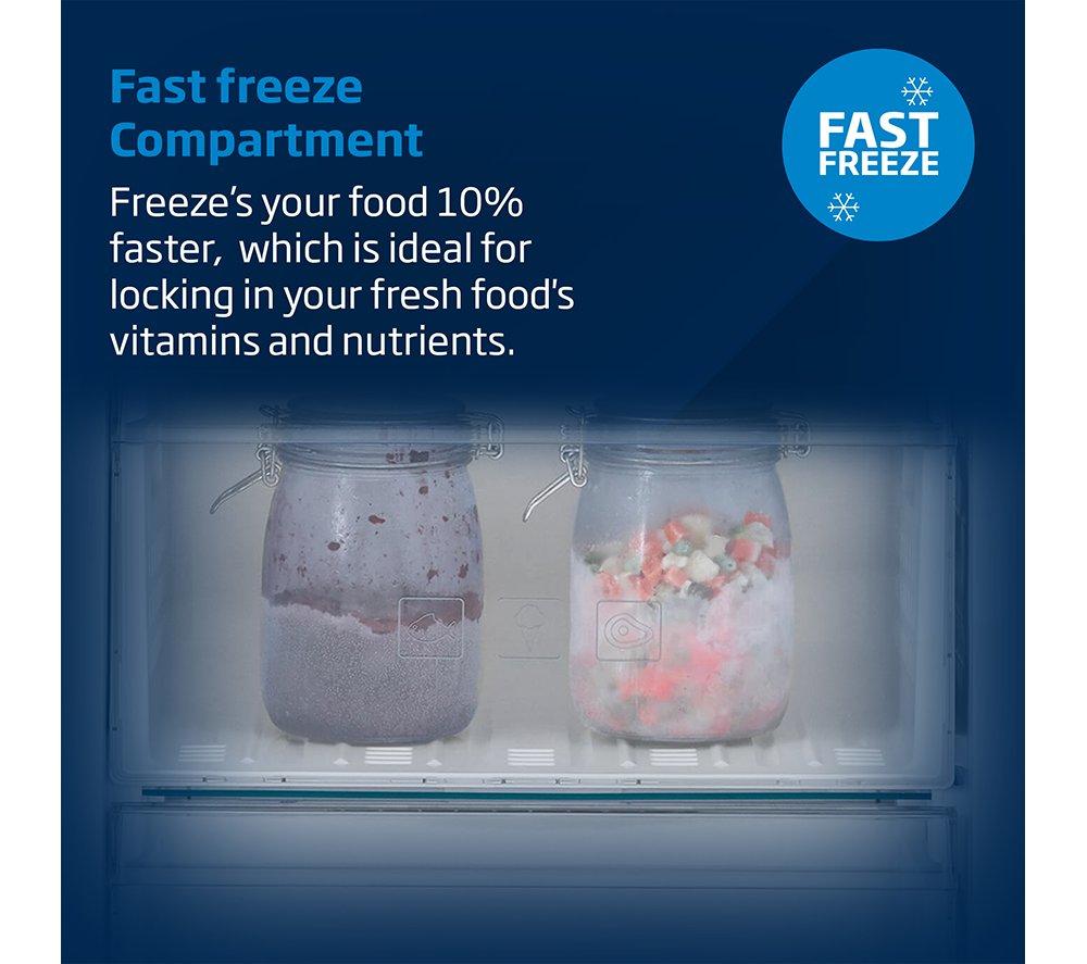 BEKO Pro HarvestFresh GNE4603VPZ 70/30 Fridge Freezer - Black Steel image number 11 of 12
