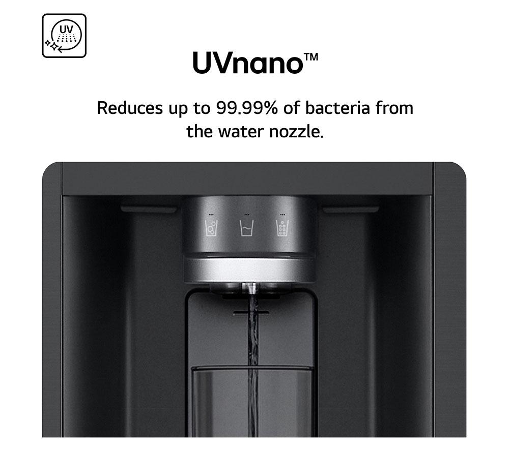 LG InstaView GSXE90EVDD American-Style Smart Fridge Freezer - Essence Black Steel image number 6 of 17