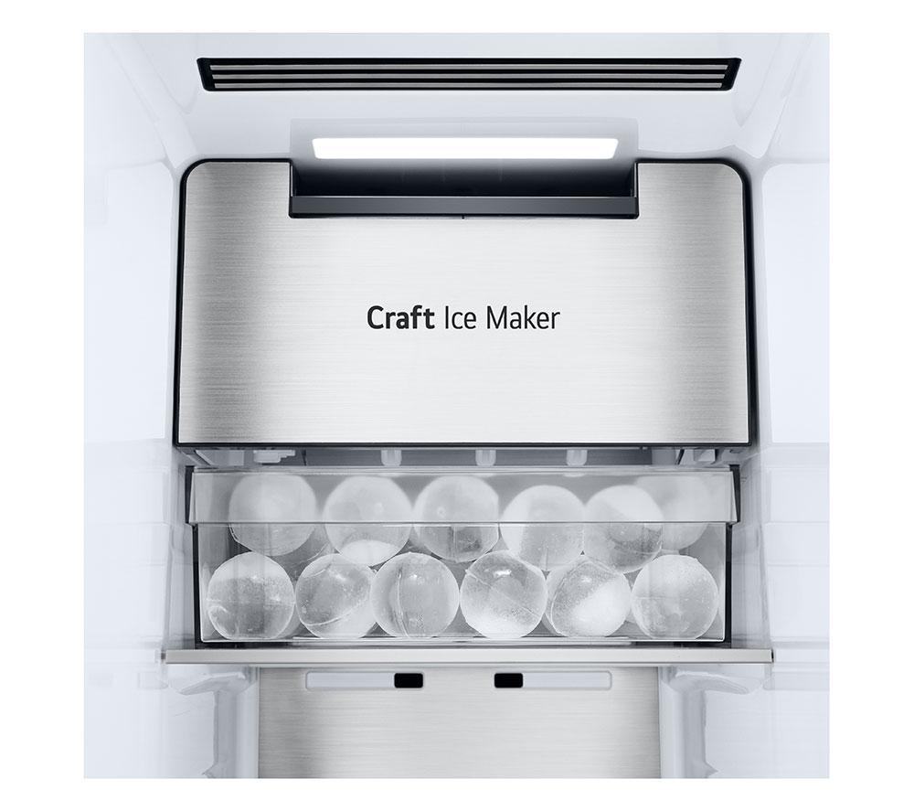 LG InstaView GSXE90EVDD American-Style Smart Fridge Freezer - Essence Black Steel image number 10 of 17