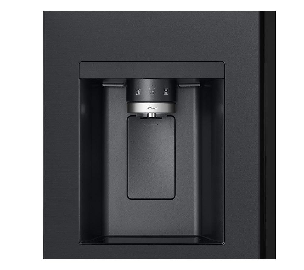 LG InstaView GSXE90EVDD American-Style Smart Fridge Freezer - Essence Black Steel image number 14 of 17