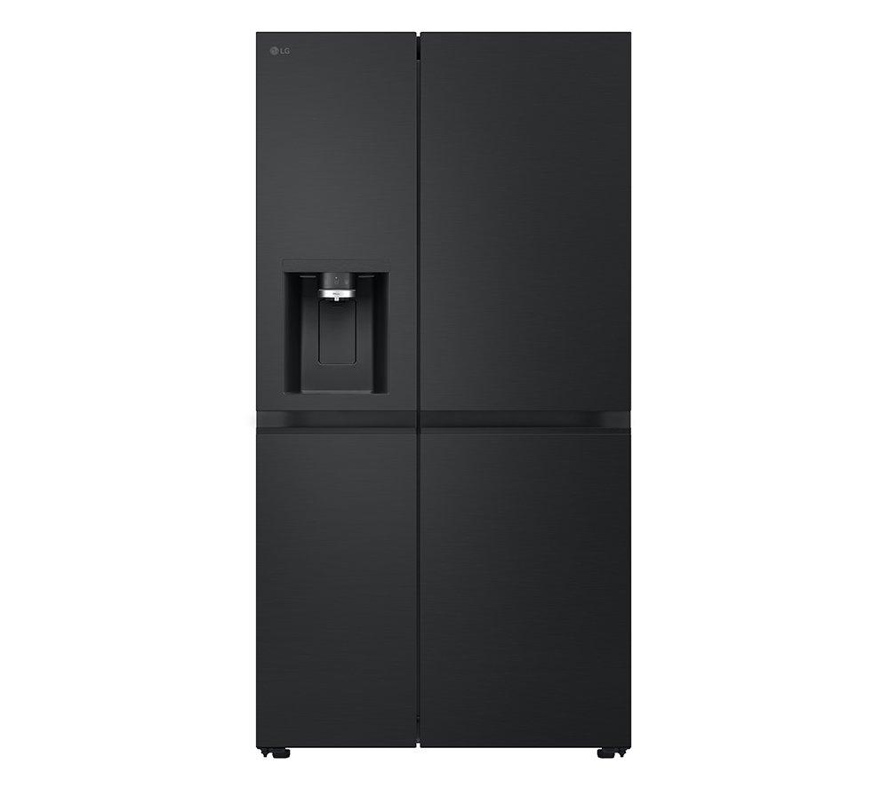 LG NatureFRESH GSLE81EPBC American-Style Smart Fridge Freezer - Essence Black Steel, Black